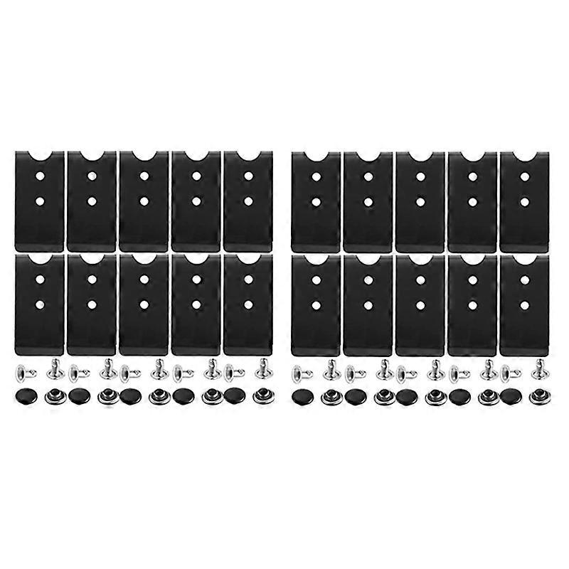 20 Pcs Metal Belt Clip Buckle Spring Hook Belt Clip