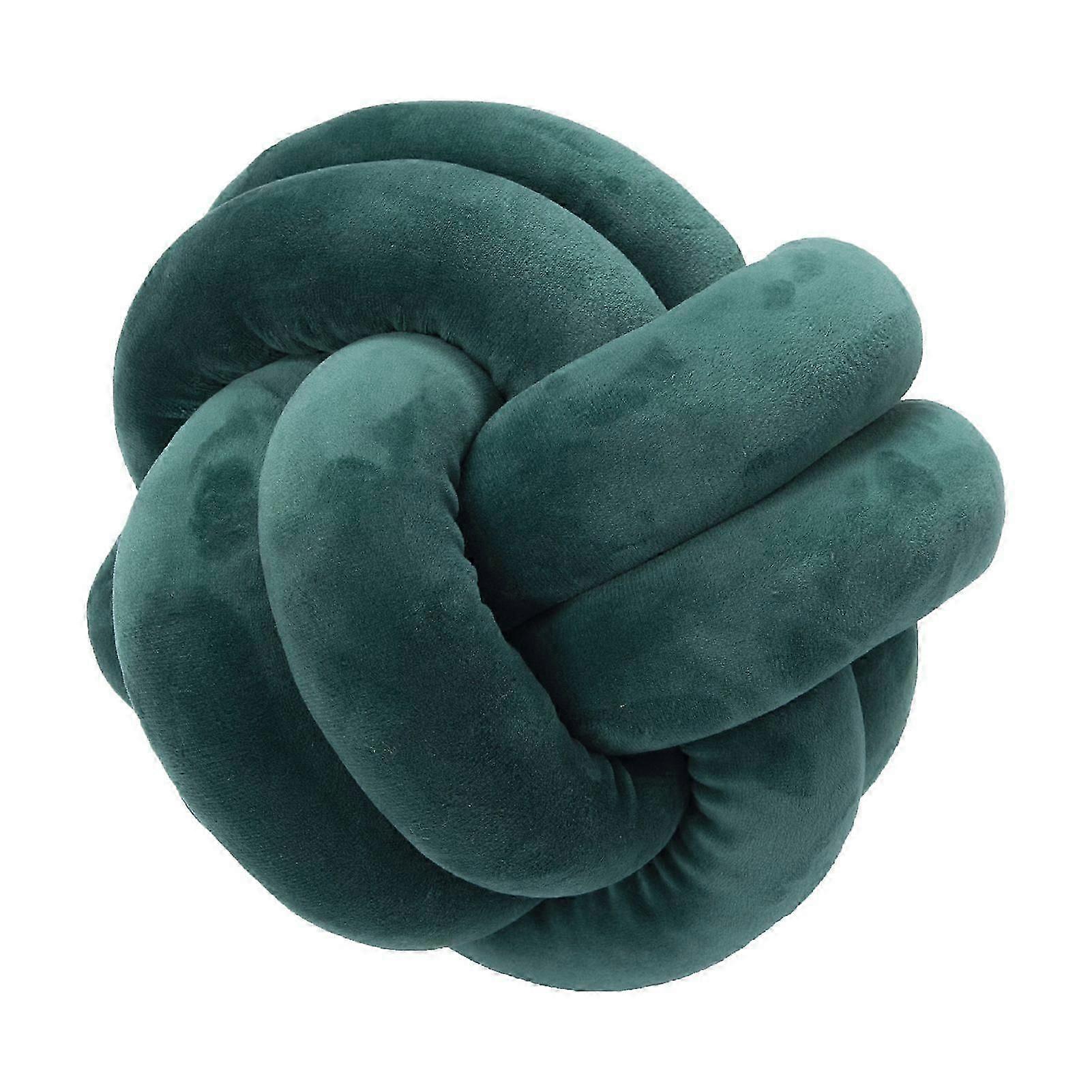 Pillow Manual Braided Knot Solid Color Round Ball Shape Plush Elastic Sleeping Companion Sofa Couch Decoration Throw Pillow Photography Cushion_Featur