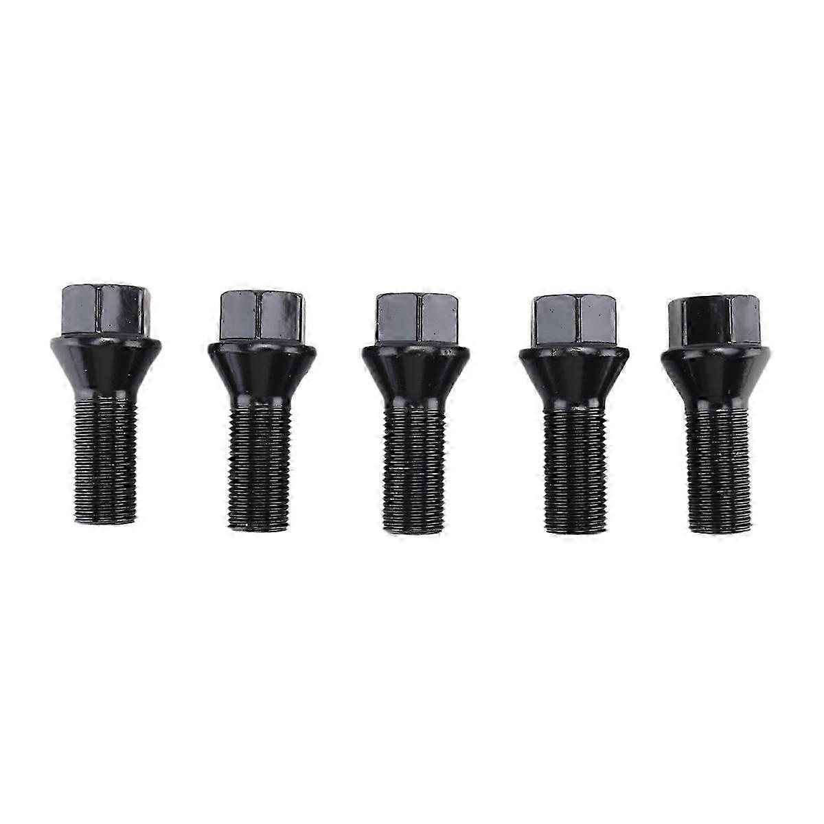 5db M14 x 1,25 fekete kerékrögzítő fül X3 X5 E70 E71 F20 F-hez