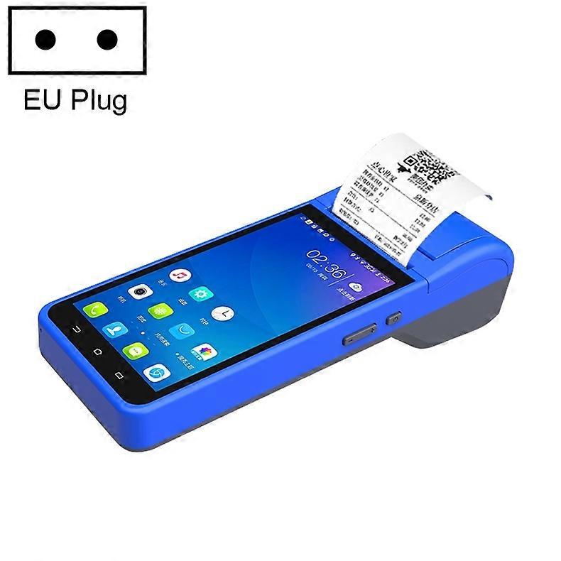 POS-6000 4G Version 1GB + 8GB 58mm PDA Portable 5,5 pouces QR Code Android Smart POS Teminal Scanner Imprimante, Prise UE