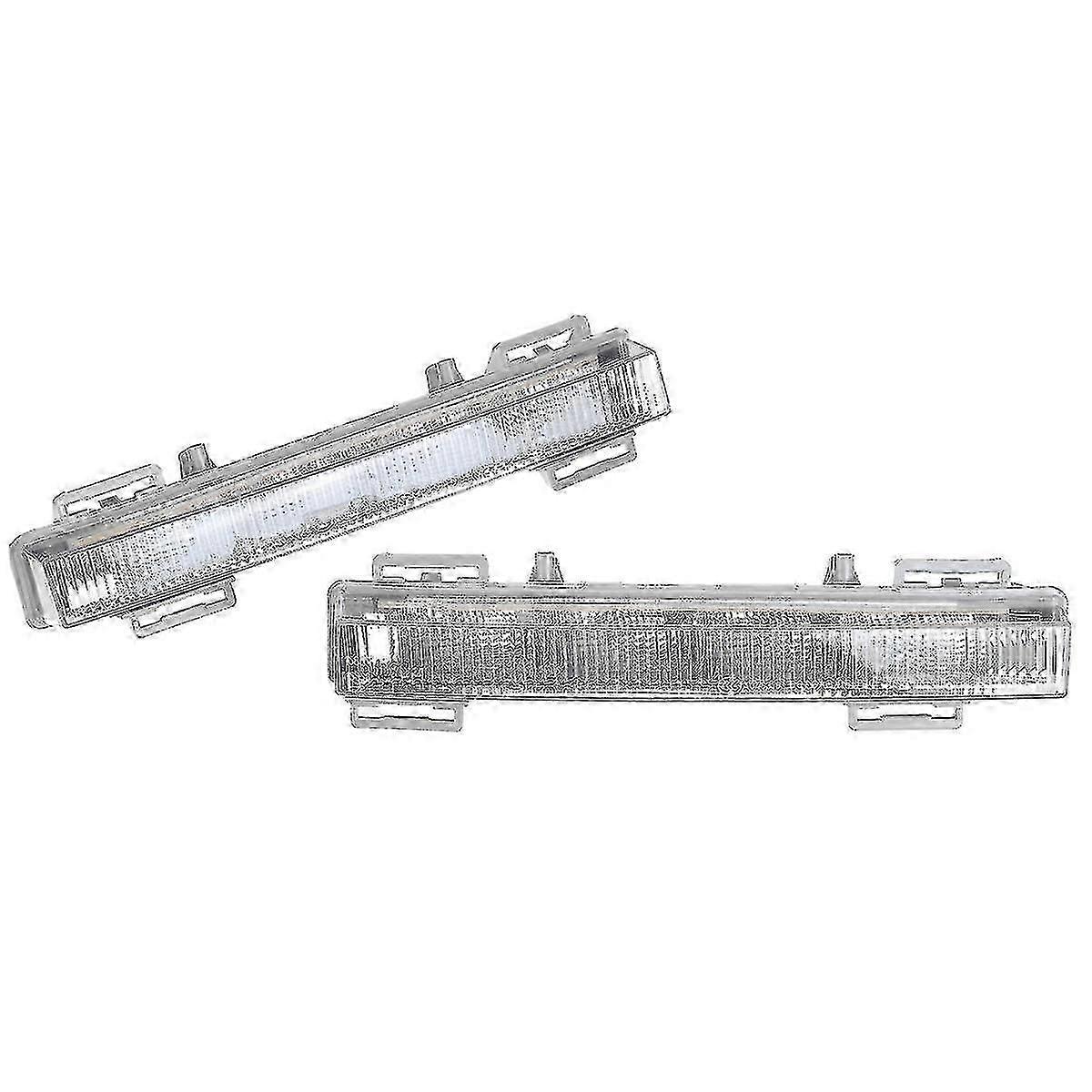 1 Pair Led Car Front Daytime Running Light Fog Lamp For Mercedes Benz W166 Ml350 Ml400 X204 Glk350 2012-2015 A2049065401
