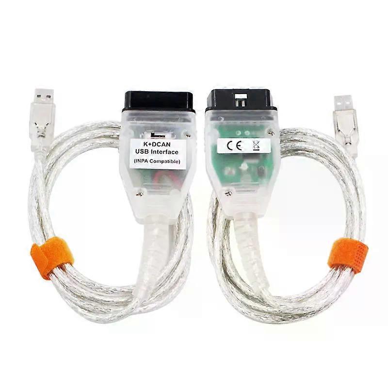 OBD2 Interface Cable For BMW INPA K+CAN DCAN OBD2 Scanner Interface USB FT232RL Portable Driver Program Car Diagnostic Tool