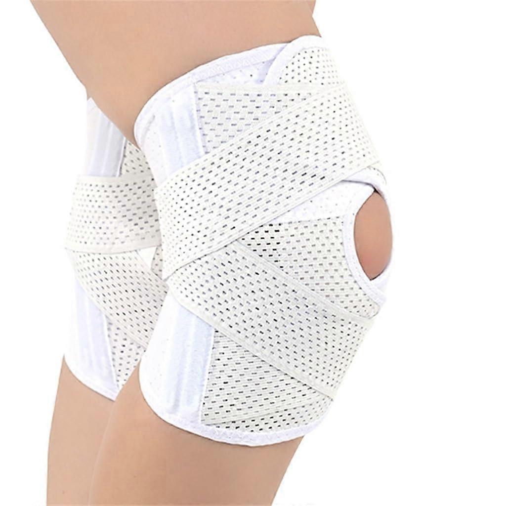 Meniscus Knee Brace for Cycling and Basketball, X-Large Size, Thin Section Design with Adjustable Straps