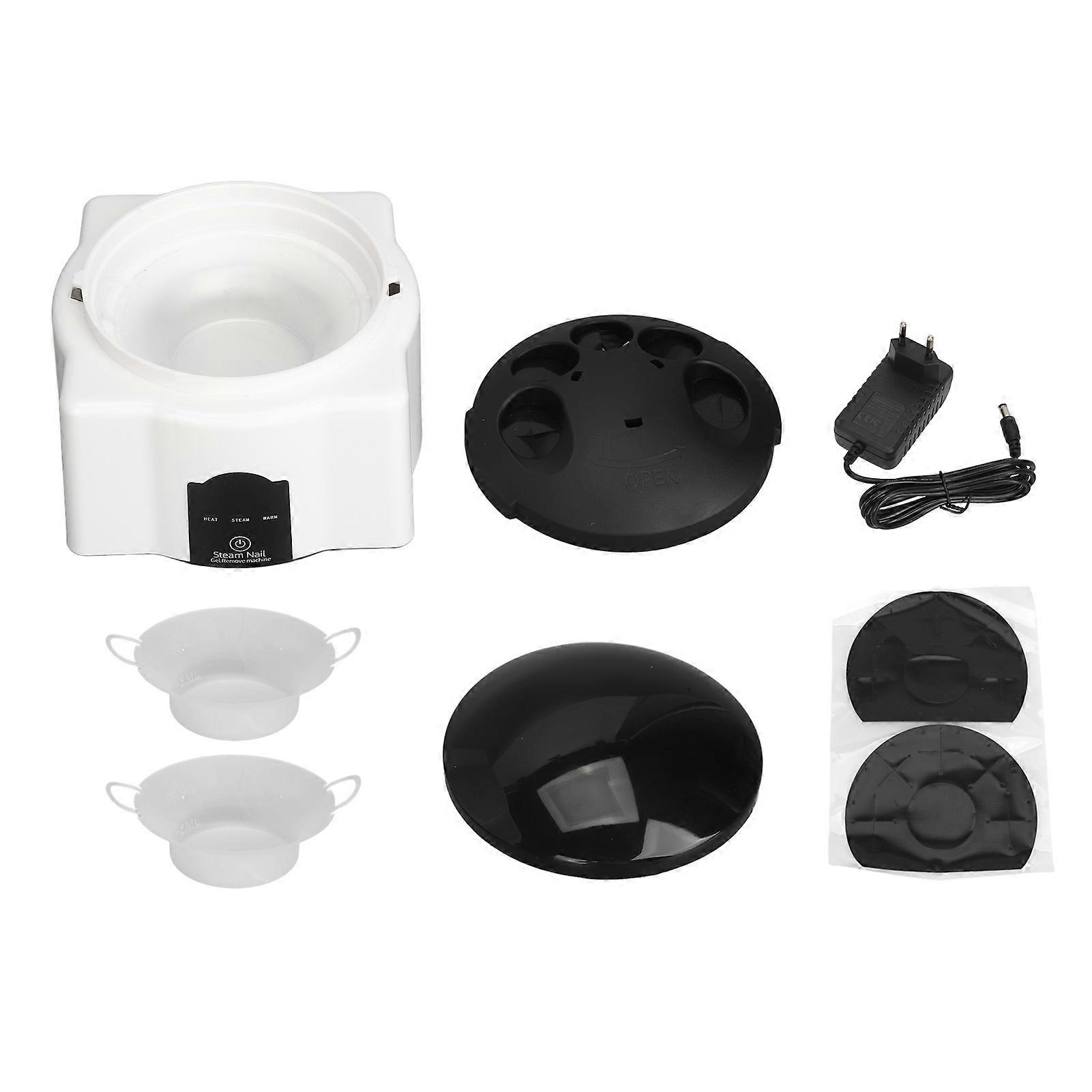 Machine à dissolvant de vernis à ongles à vapeur 36W Soak Steam Machine à décapant de gel pour ongles chauffant réglable
