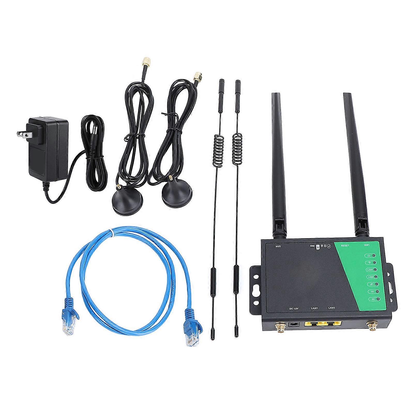 4G Wifi Wireless LTE Router mit abnehmbarer Antenne unterstützt Dual-Port-Ethernet-Zugriff 300 Mbit/s 32 Geräte