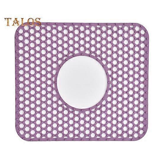 Silicone Sink Mat with Center Drain Heat-Resistant Flexible Non-Slip Design Easy to Clean Reusable Sink Protector Mat