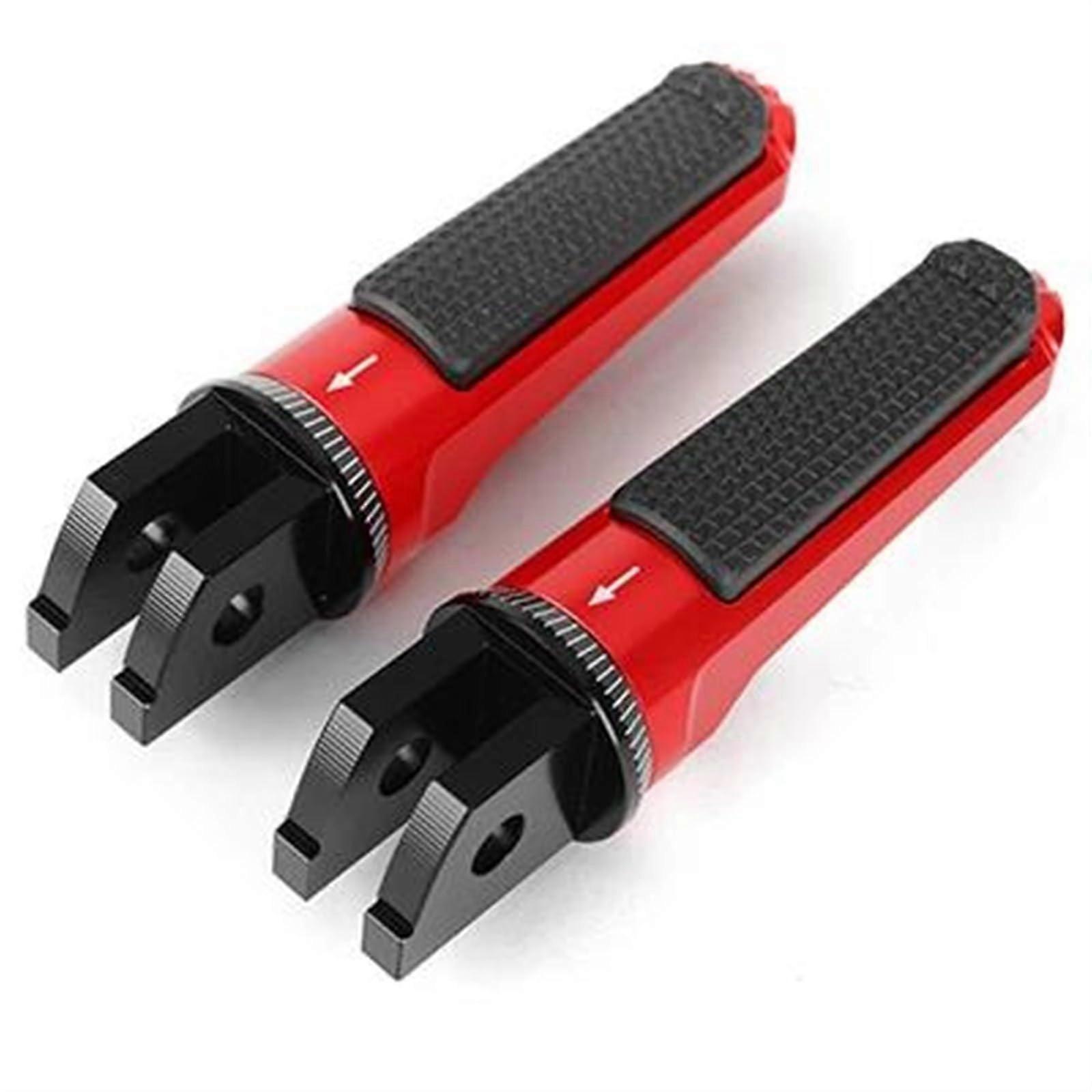 Powersports Foot Pegs Motorcycle Front Rider Foot Pegs Yamaha For MT07 MT07 Tracer/GT MT09 MT 09 SP(Red)