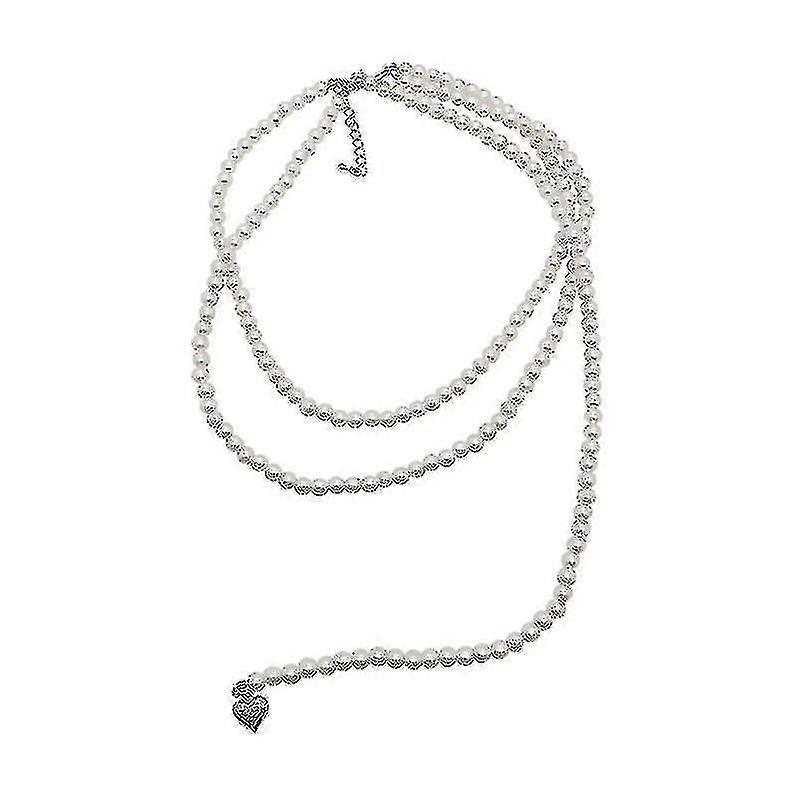 Love Pearl Multi-layer Necklace, Retro And Versatile Temperament Sweater Chain, New Simple And N