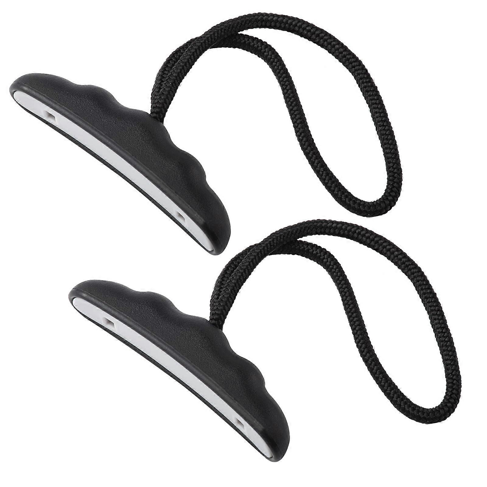 2 Pcs Kayak Carry Handle Pull Replacement Handle Kayak Canoe Accessories Black