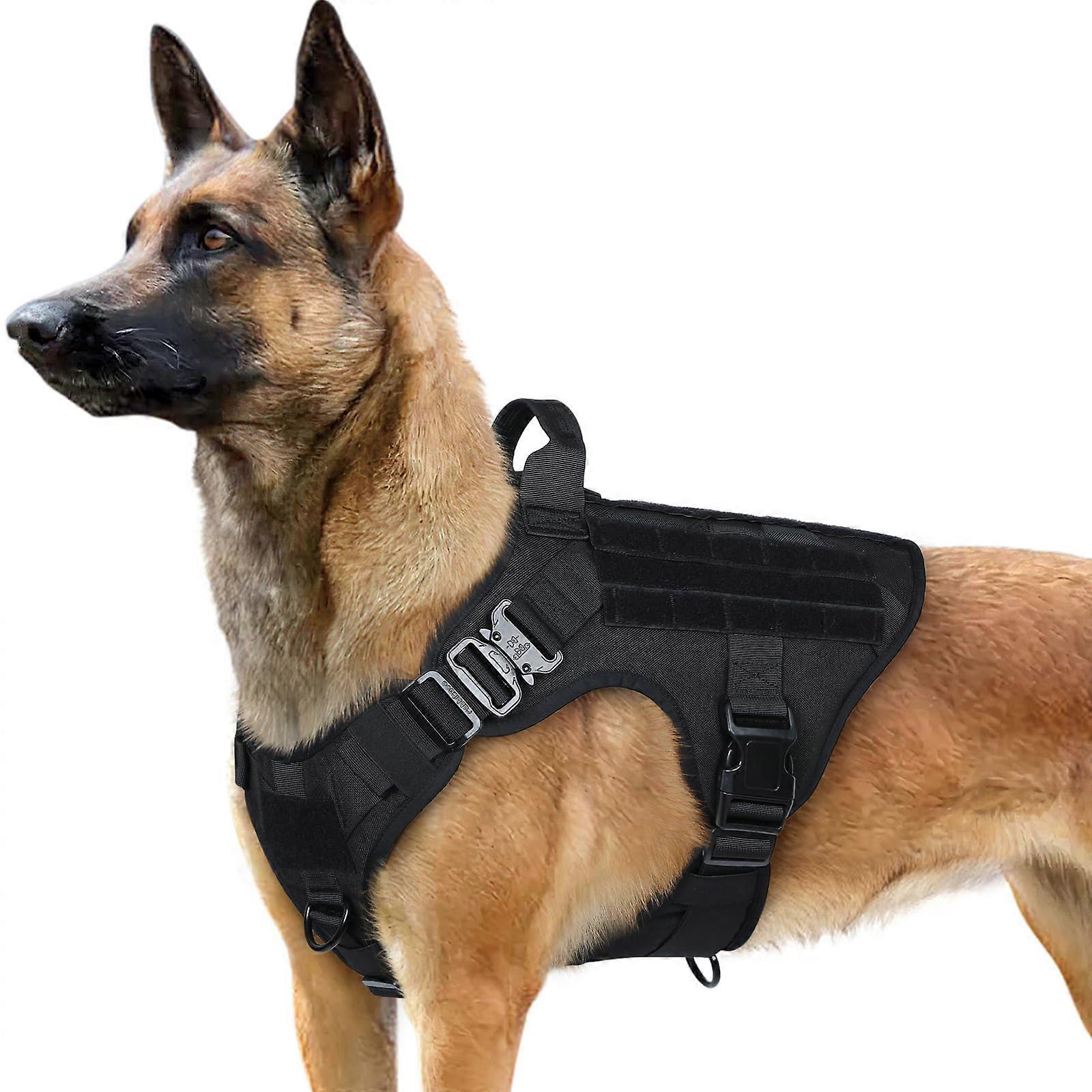 Tactical Dog Harness Medium Sized, Pet Harness with Handle, NoPull