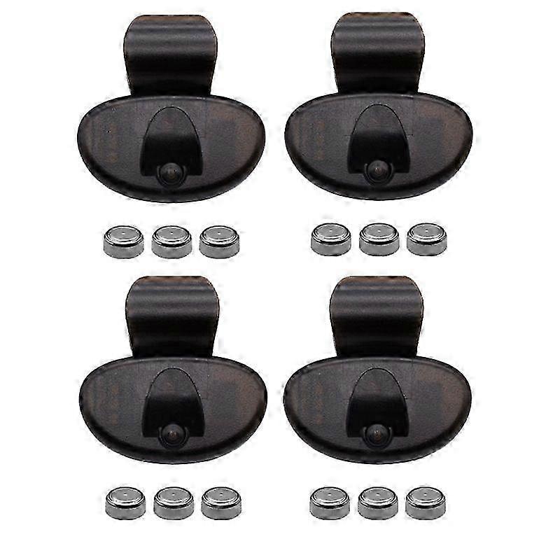 4PCS Fishing Bite Alarm Set Fishing Electronic Indicator Carp Bait Alarm Bell Daytime Indicator with Battery
