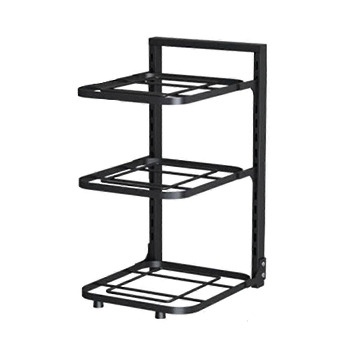 Sink Shelf Pot Rack Under Cabinet Storage Organizer 3-Layer