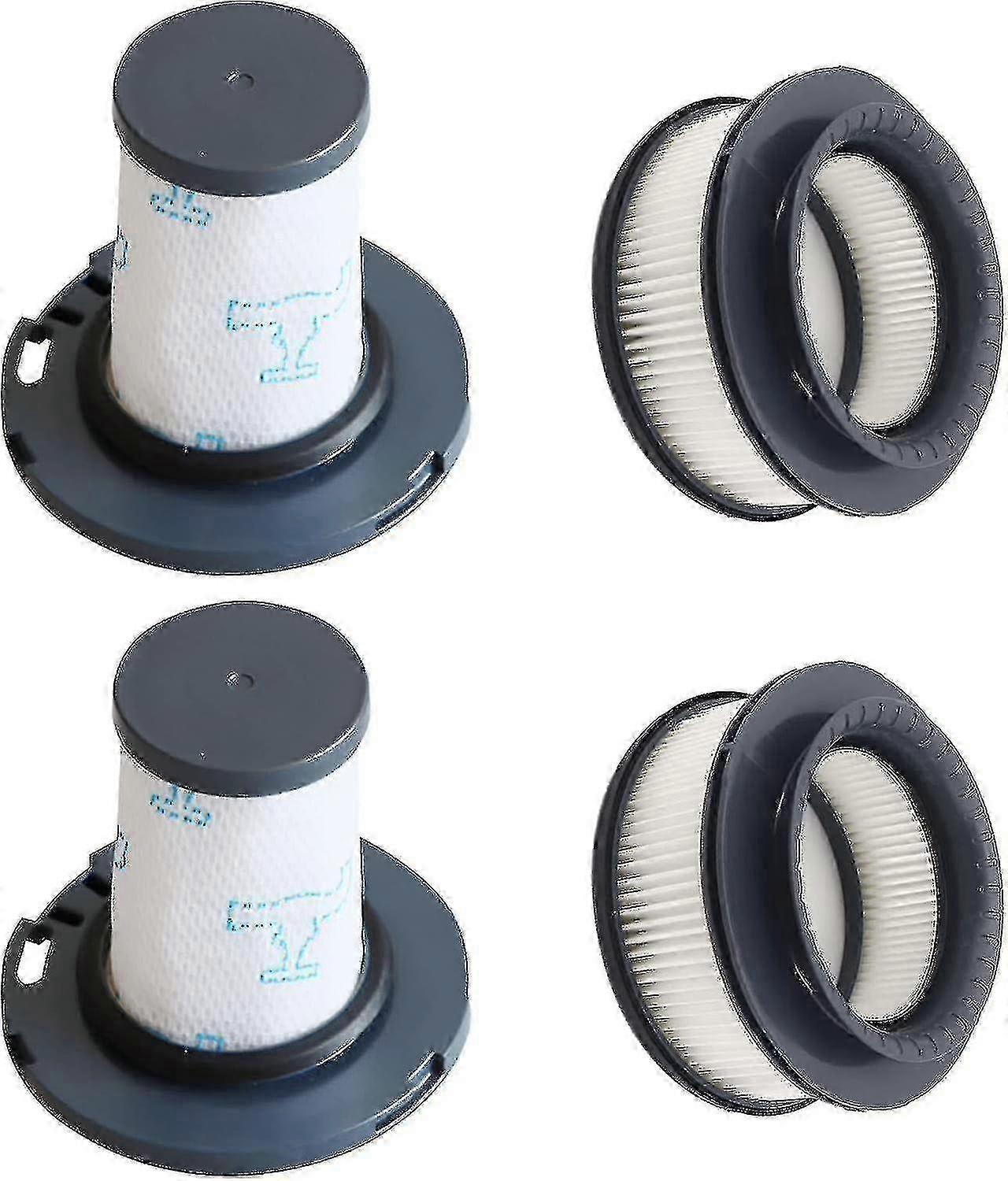 4 pieces hepa filter replacement accessory set for rowenta x-force flex 11.60 14.60 15.60  p