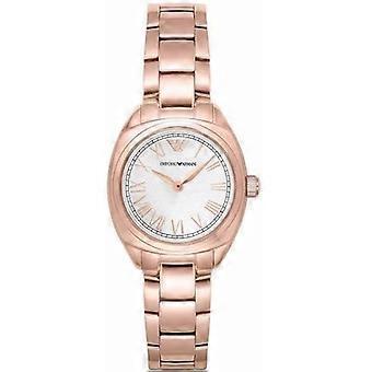 Quarzuhr für Damen - EMPORIO ARMANI - 413569 - Roségold - Edelstahl - 30m Wasserdichtigkeit