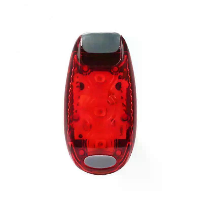 Outdoor Tail Light Multi Functional Running Warning Backpack Clip Lamp Mini Waterproof Built In Button Battery Rear Lamp