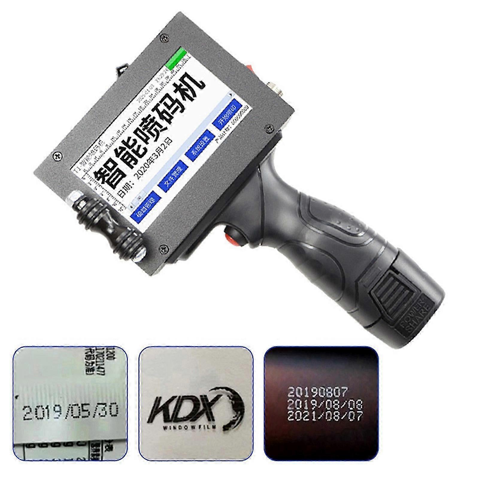 Portable 600dpi Handheld Smart Inkjet Printer High-resolution Printing, Multi-surface Printing For Paper Metal Etc
