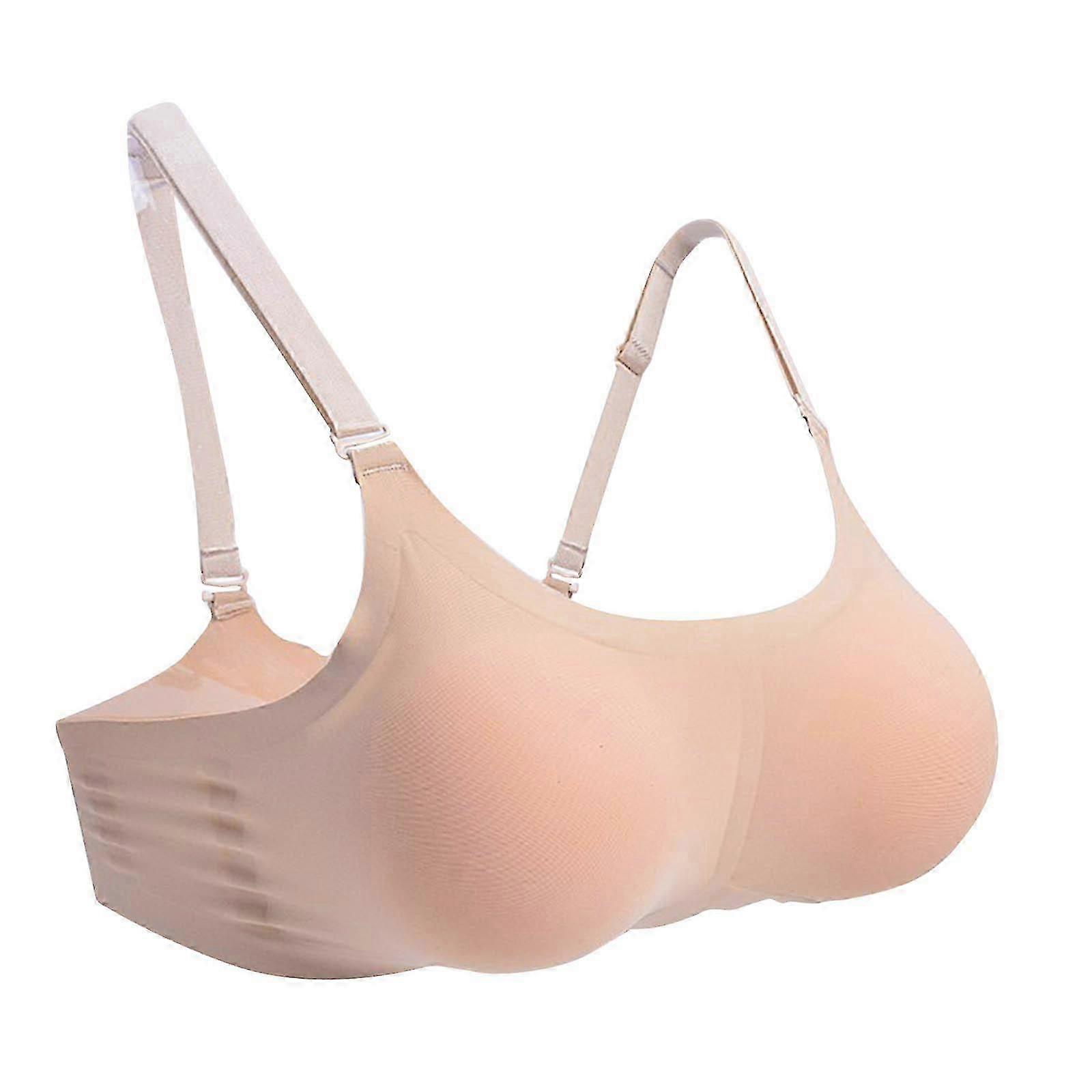 Silicone Breast Forms Bra Inserts Women for Mastectomy , A Cup 9.5x9.5x3.8cm