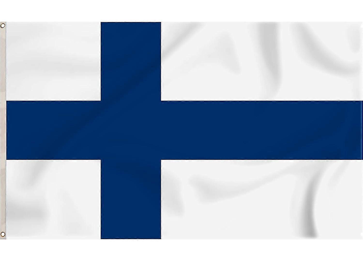 Finland Flag Finnish Flag European Flags with Eyelets EU Flag Mode 40