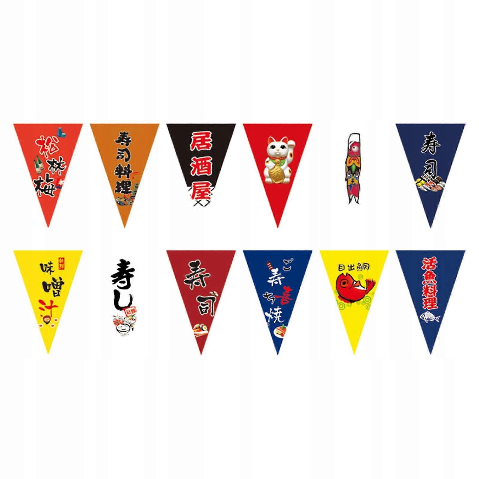 Japanese Flags Sushi Flags String For Hanging