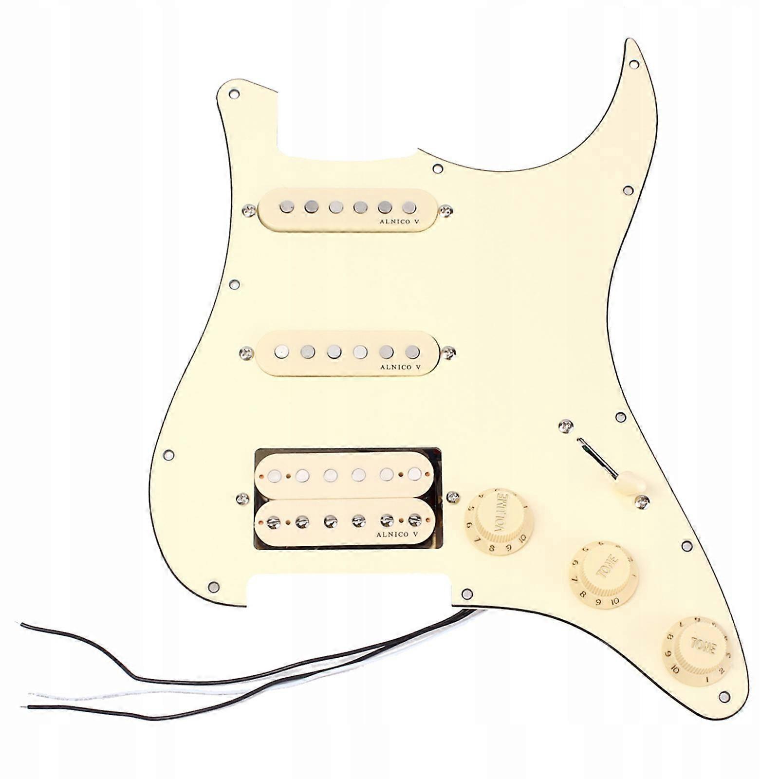Prewired Pickguard Scratchplate Ssh For St Guitar