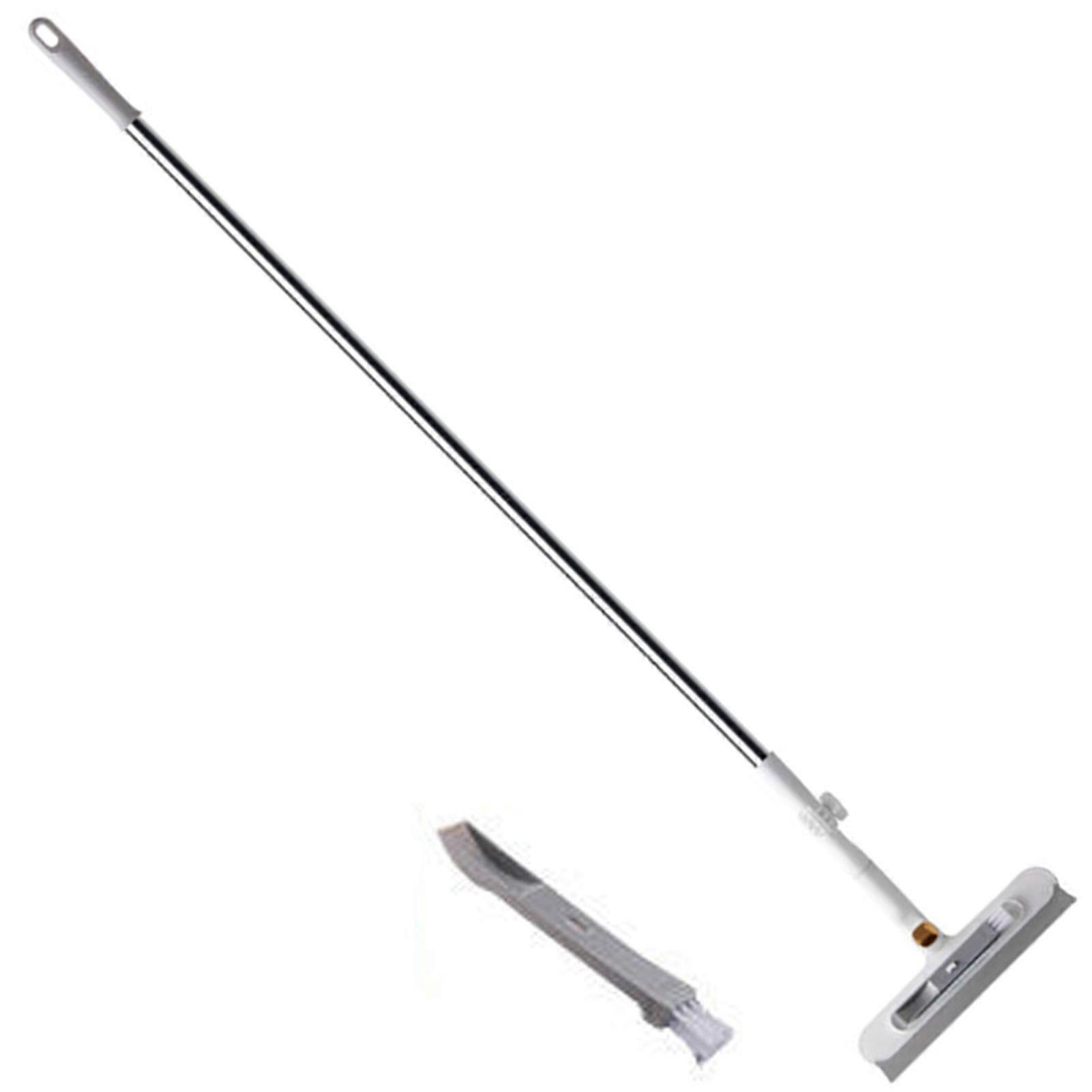 4 in 1 Window Wiper Cleaner Telescopic Window Squeegee Cleaning Tool with Rotating Head for High-Rise Buildings