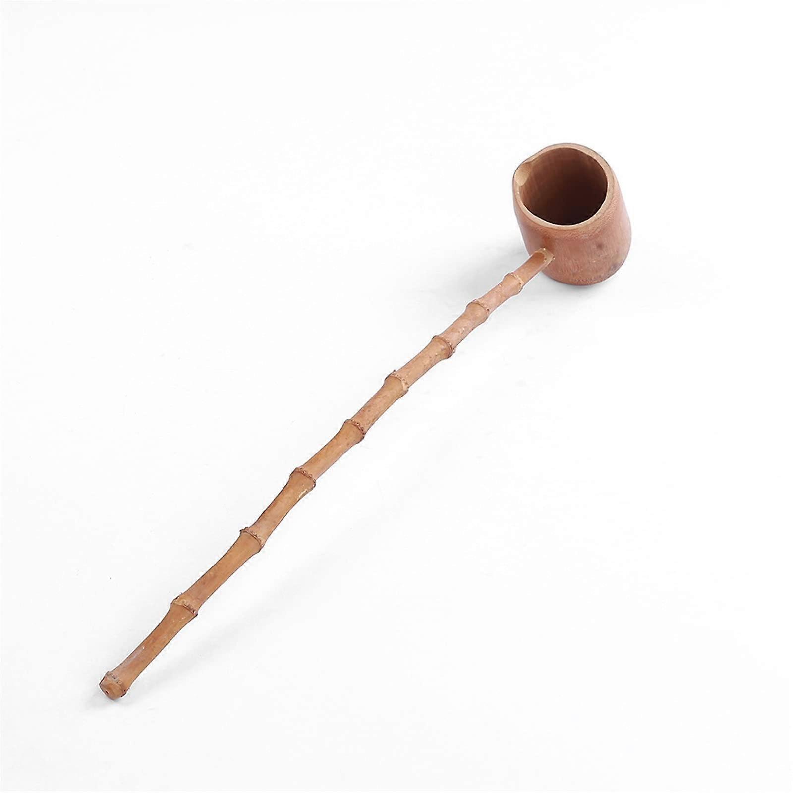 Teaspoon, tea ceremony utensils, long handle, water ladle, Kung Fu tea set (40x6cm Wood)