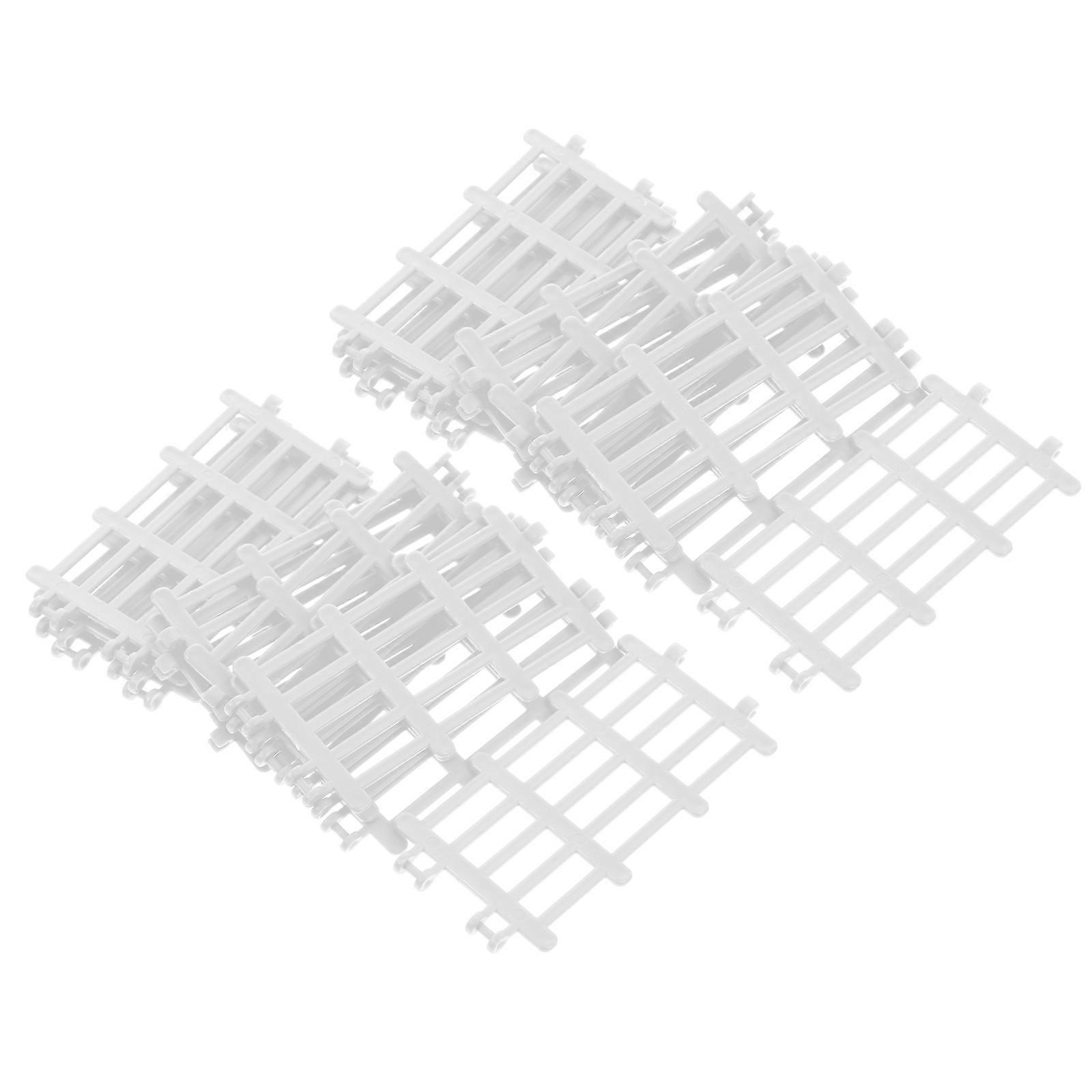 Detailed Landscape Ornaments, Sturdy PVC Fences for Miniature Garden Designs
