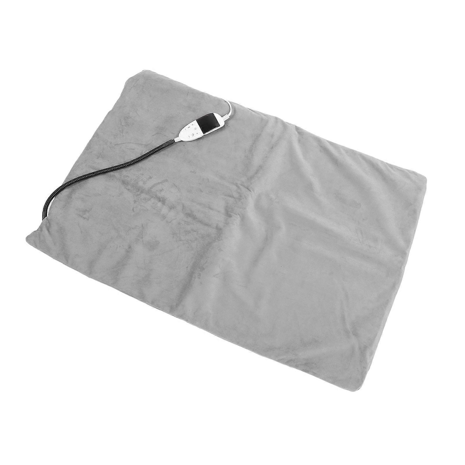 Electric Heated Mat Temperature Timer Adjustable Water Resistant Chew Resistant Cord Dog Cat Heating Pad for Home Shelters Garages 60 X 90cm 