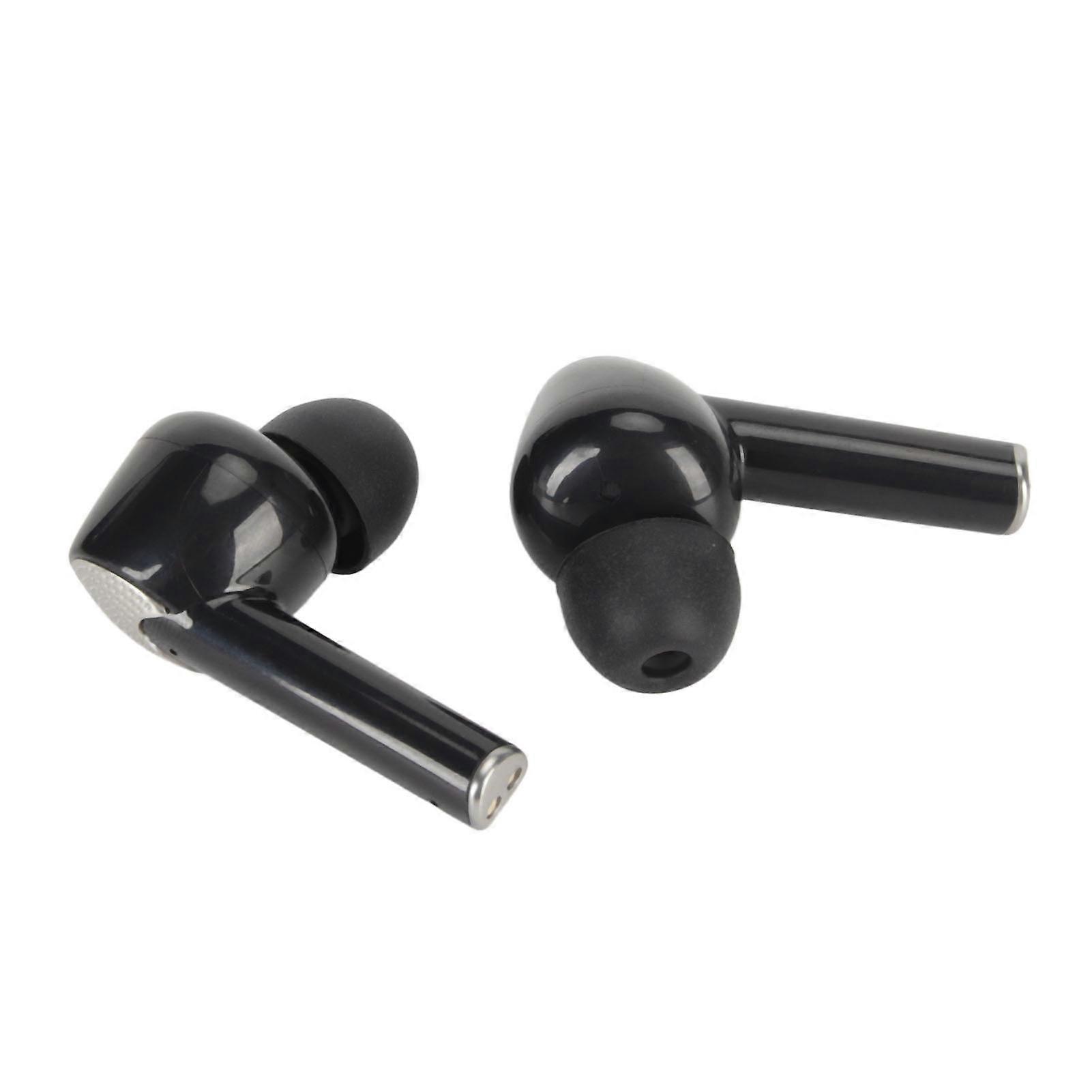 Language Translator Earbuds Noise Canceling 144 Kinds Languages Online Translation Music and Calling Translator Earphones Black 