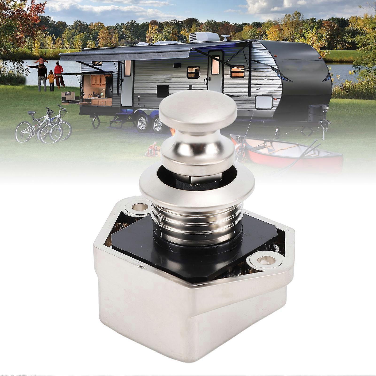 Push Button Latch Keyless Convenient Enhanced Security Easy Installation for RV Yacht Motorhome Caravan Unique Pearl Color 