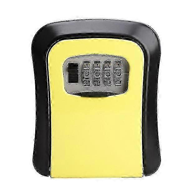 Key Lock Box 4 Digit Combination Wall Mount Key Safe Security Storage Box For Sharing Keys Securely