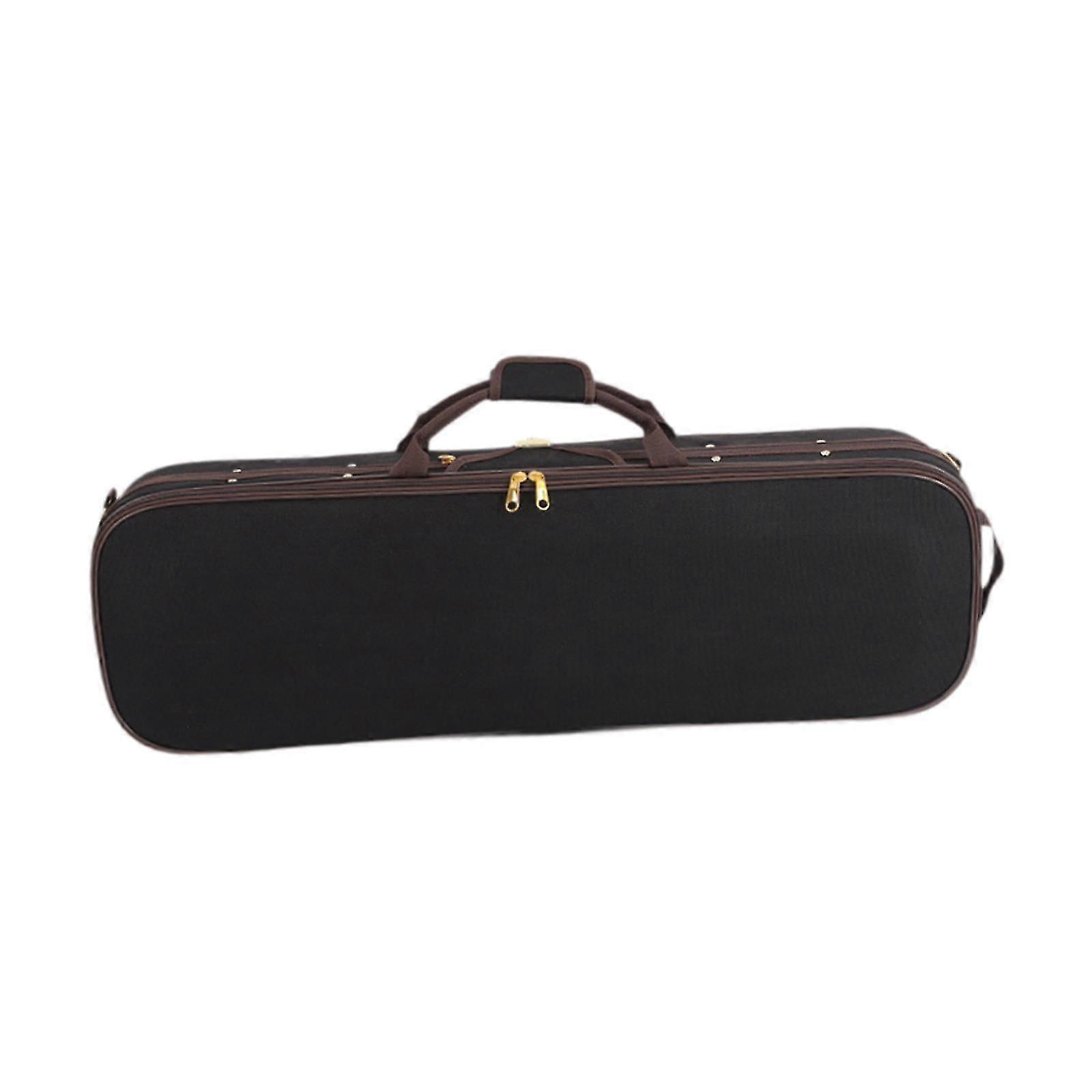 (75Cmx25cmx16cm) Violin Hard Shell Case With Straps Portable For Beginner Players Enthusiasts 81cmx26cmx16cm