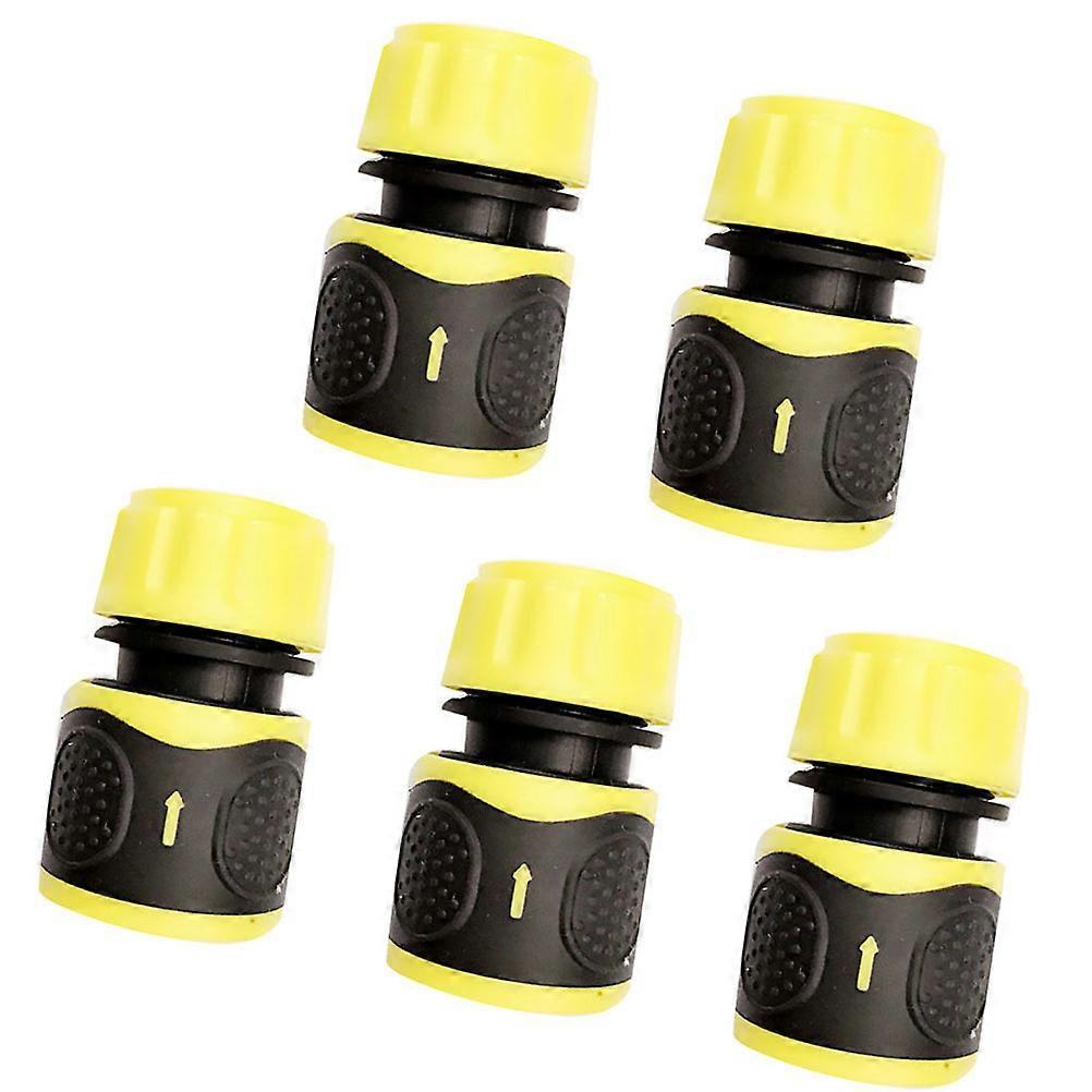 5pcs Water Joints for Spray Nozzle, Durable Adaptors for Garden Hose Pipe, Easy Install, Excellent Sealing Performance for Gardening Work