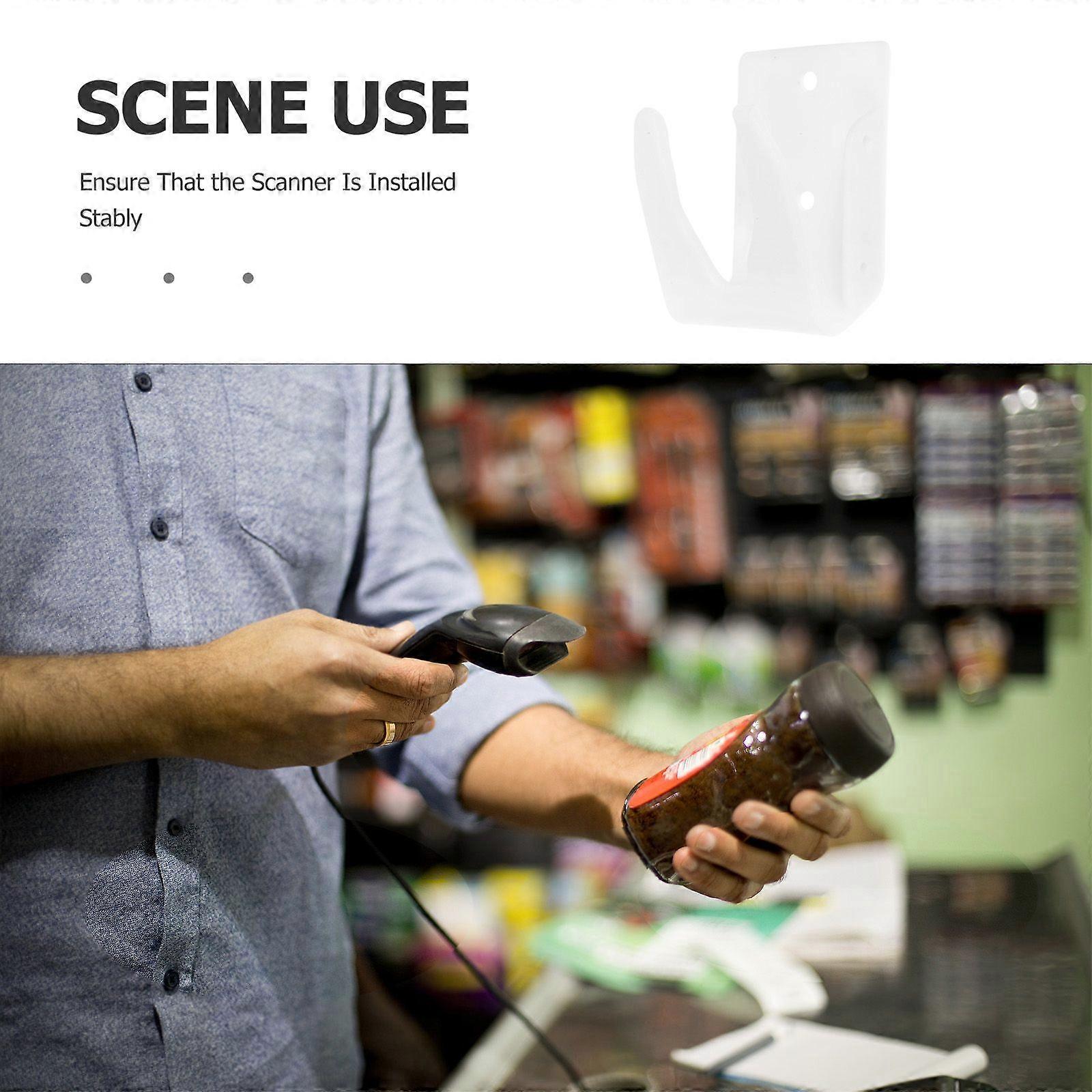 Scanner Holder Universal Wall Mount  Reader Support Bracket Fit for Most Scanner  Label Readers