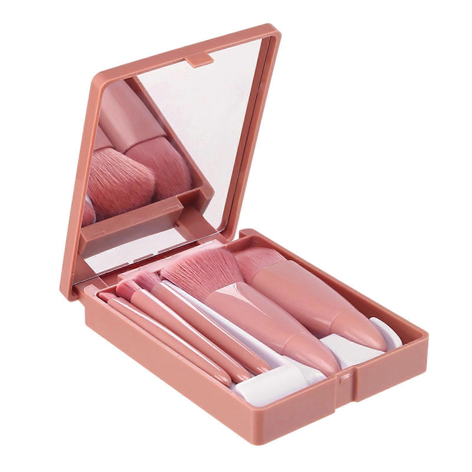 Makeup Brushes Set Smudge Foundation with Case Portable Eyeshadow