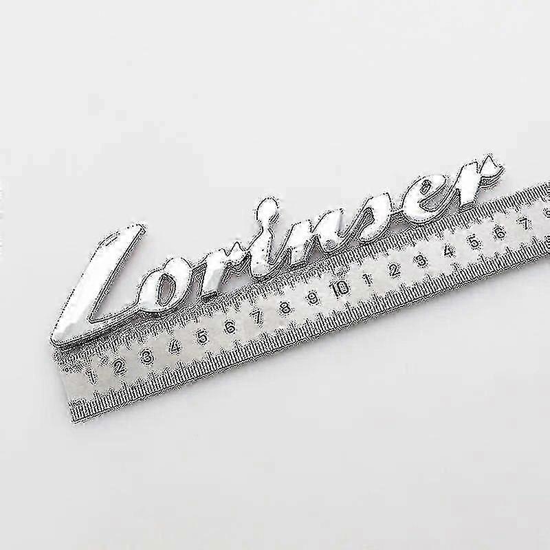 1 قطع 3 قطع 3d Lorinser سيارة شعار رسالة ملصق المصد الخلفي تقليم الباب الجذع ملصق الشعار الخلفي صائق التصميم الملحقات ~ 4518 -Sy