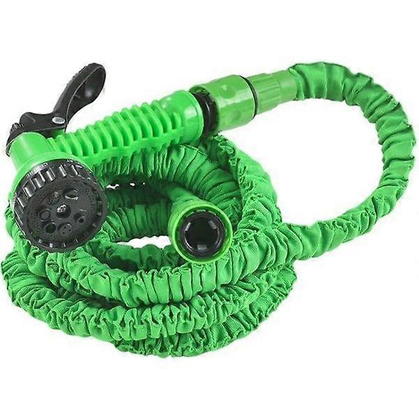 Flexible garden hose extendable up to 7.5 ml