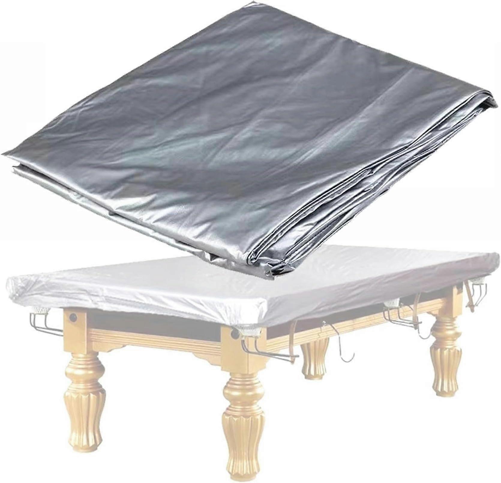 Oxford Fabric Pool Table Cover with Drawstring, PVC for Indoor/Outdoor 12Ft