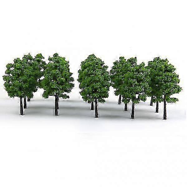 Plastic 1/100 Scale Green Model Trees Train Railroad Scenery DIY 1:100 40pcs hwy