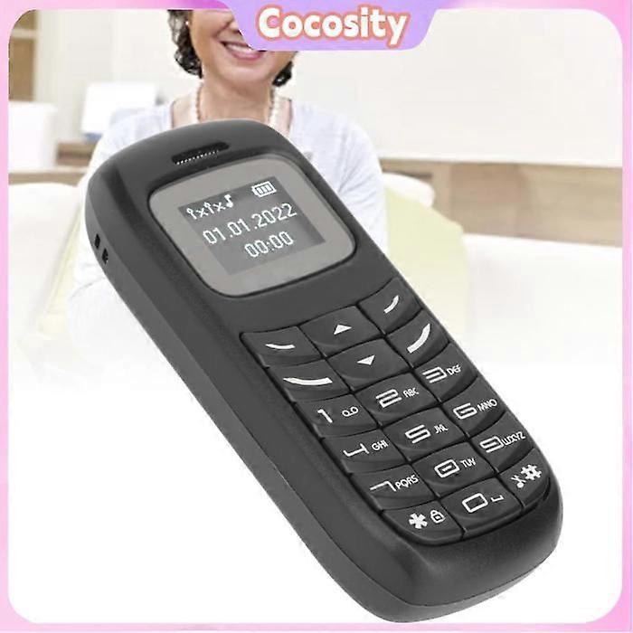Cocosity unlocked mobile phone Mini portable phone Dual Sim Card Dual backup phone Blue Black
