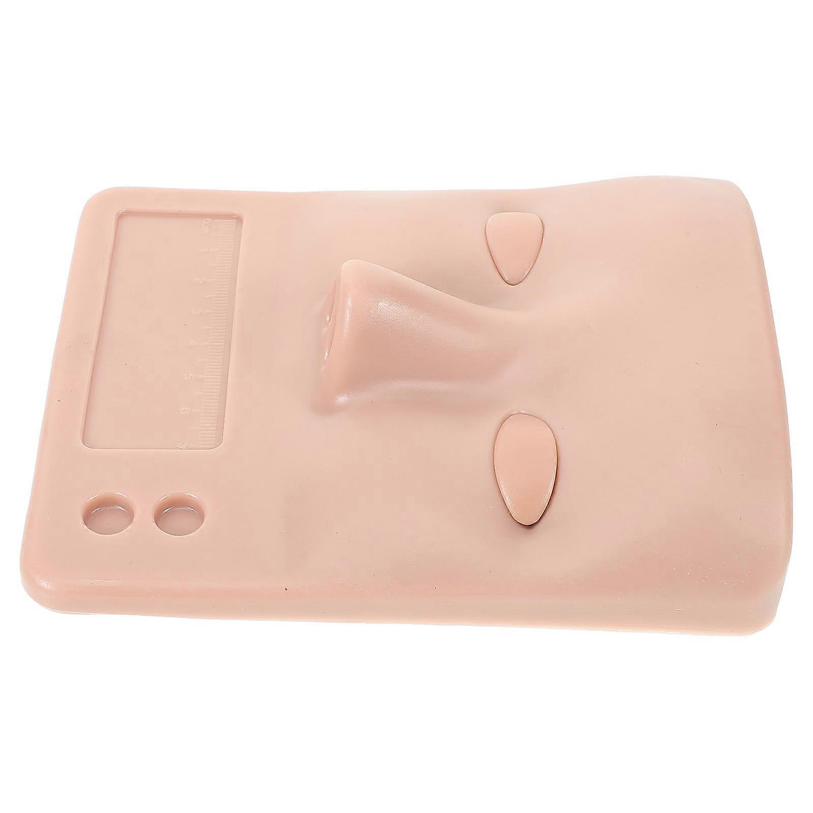 Eyelash Extension Practice Mannequin Head Silicone Human Face Salon Use 1Pack