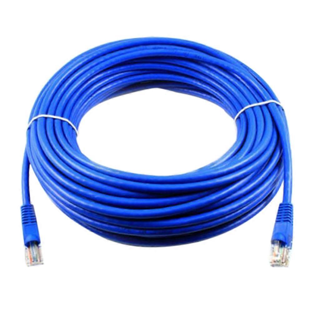 Ethernet Cable Practical Cord Network Connection Pc Modem Router Blue 30M Long High Speed Data Transfer 1Pack