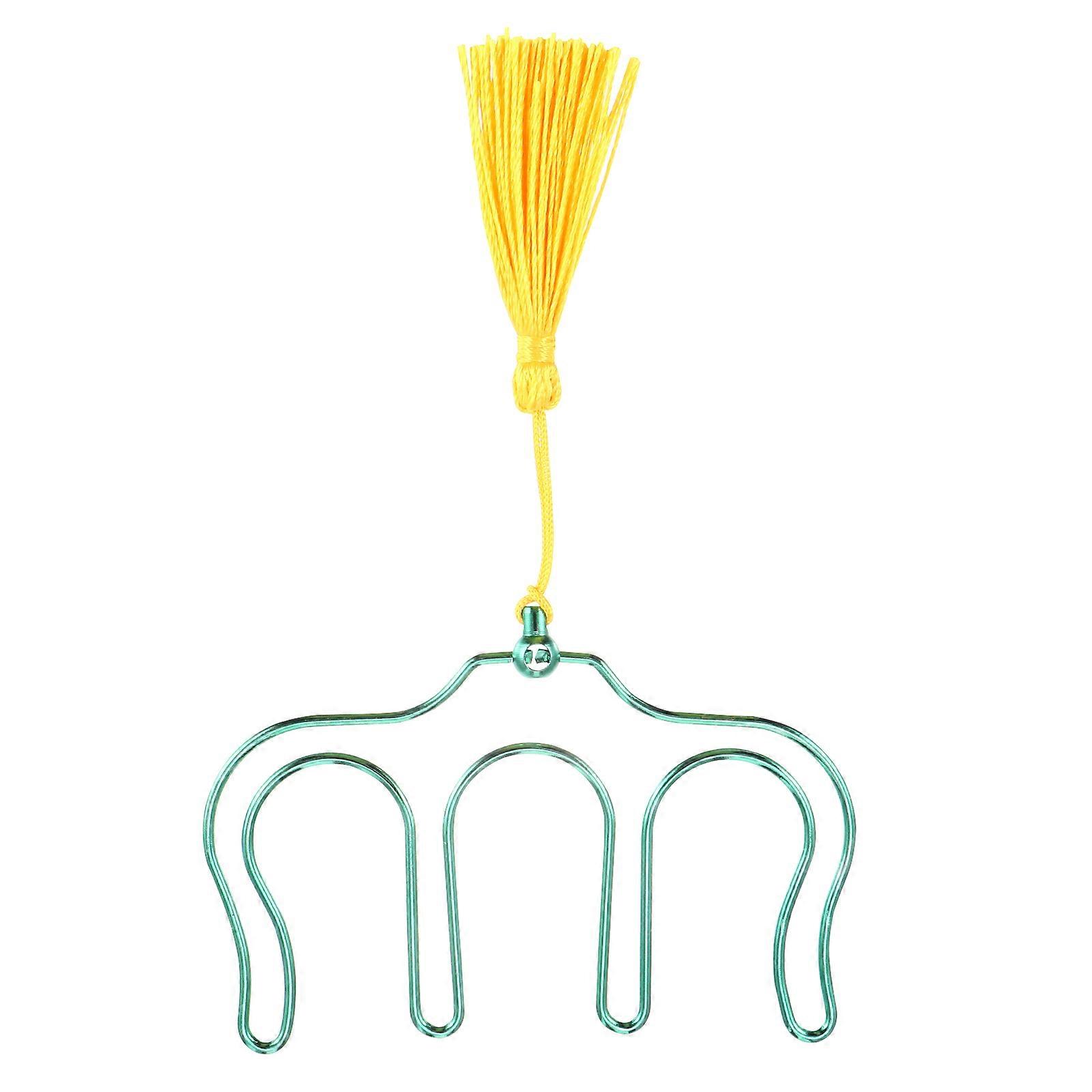 Novel Music Paper Clip with Tassel for Clipping Music Score Made of Metal Blue Color 1pc