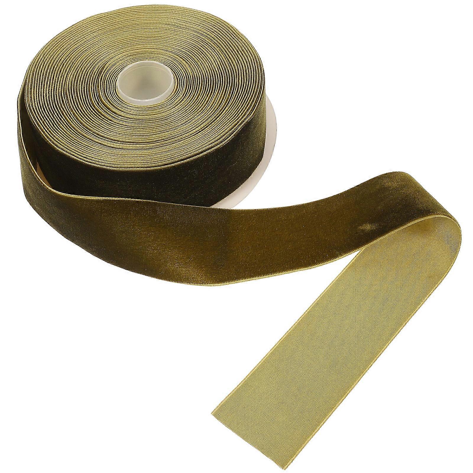 Craft Ribbon Multi-Function Nylon For Family Gatherings Decoration 10 Yards Roll Dark Green 1Pack