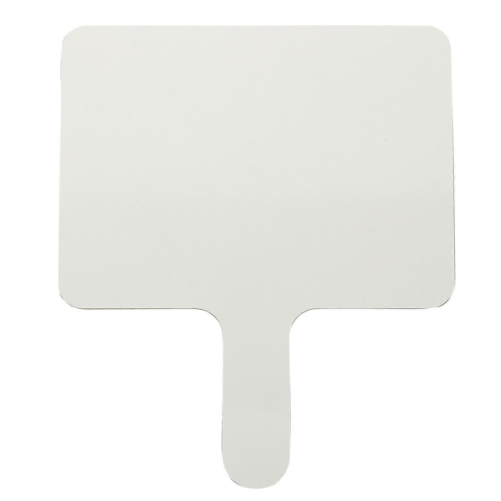 Portable White Board Dry Erase Paddle Rating Office Teachers 24.50X20.50X0.30CM 1Set