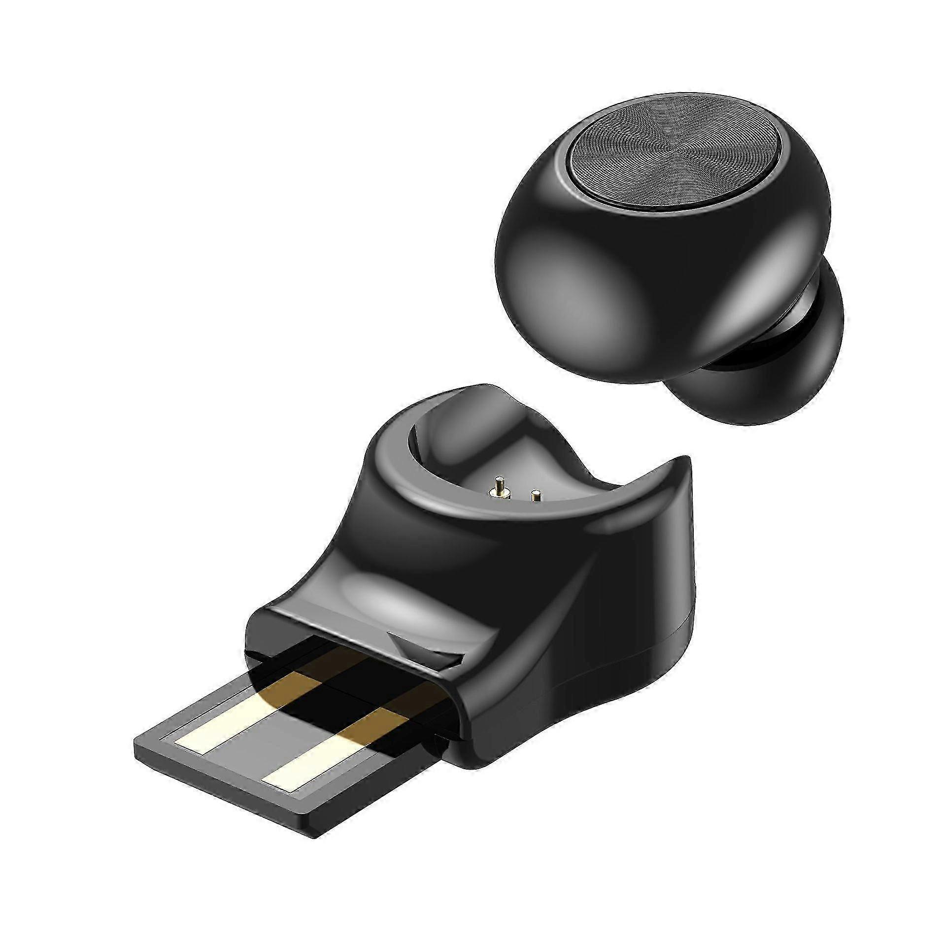 Single earbud V5.0 mini bluetooth headset suitable for mobile phone The smallest earbuds