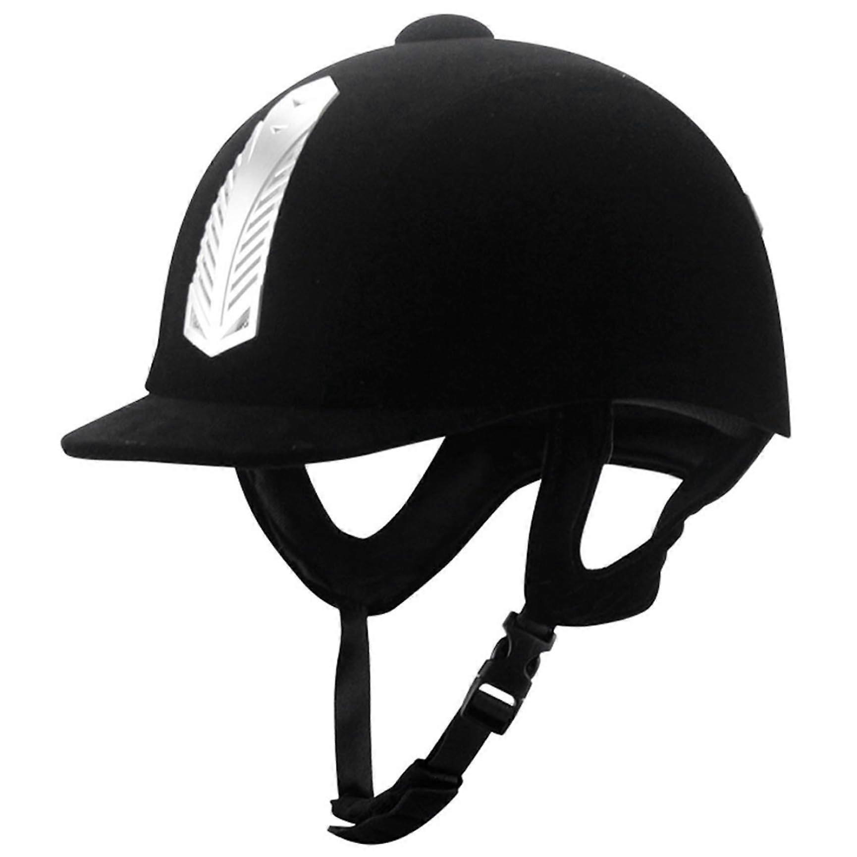Riding Helmets Riding Helmet, Breathable Soft Padding Aid with a Directional Strap, Collision Safety Riding Helmets and Helmets for Men, 58 cm 54 cm