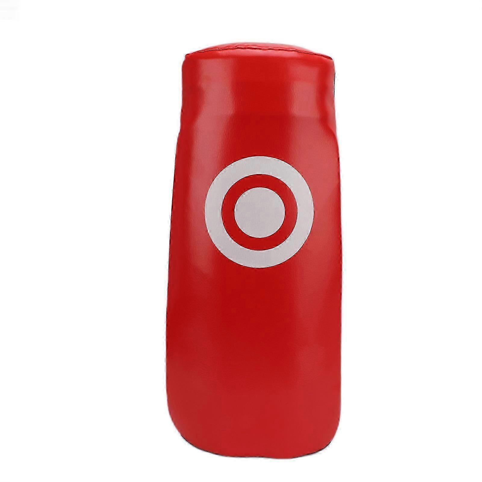 Boxing Kick Pad with Curved Punching Surface PU Leather Karate Kicking Shield Pad for Taekwondo TrainingRed