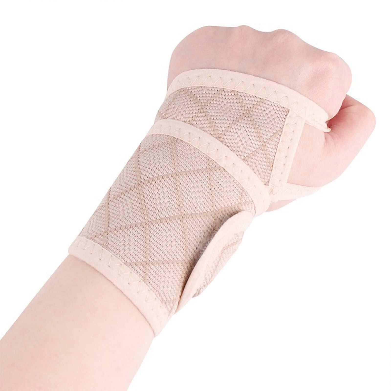 Wrist Support Bandages, Unisex Compression Wrist Wraps for Workout, Gym, Weightlifting, Flat Size 36x8.5cm, Stretchable, Color Options