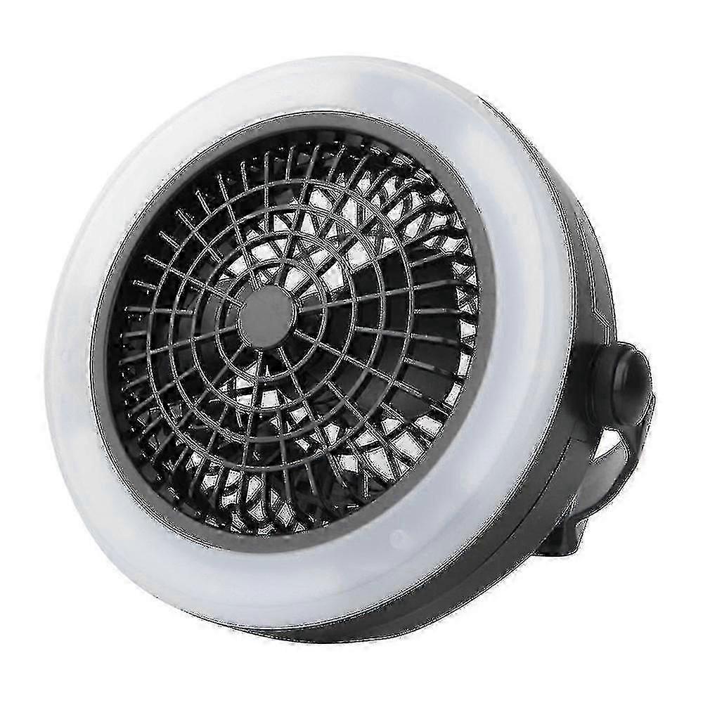 Fan Tent Light 1 pcs-black